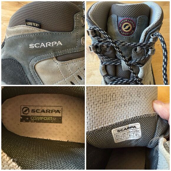 SCARPA GTX HIKING BOOTS GORTEX NESSUN LUIGO ELONTANO WATERPROOF UNISEX TREKKING - Picture 8 of 11